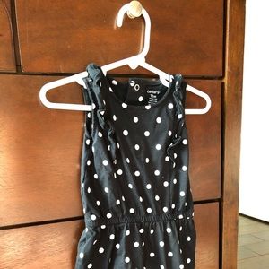 Carter’s b and w polka dot jumpsuit 18 months